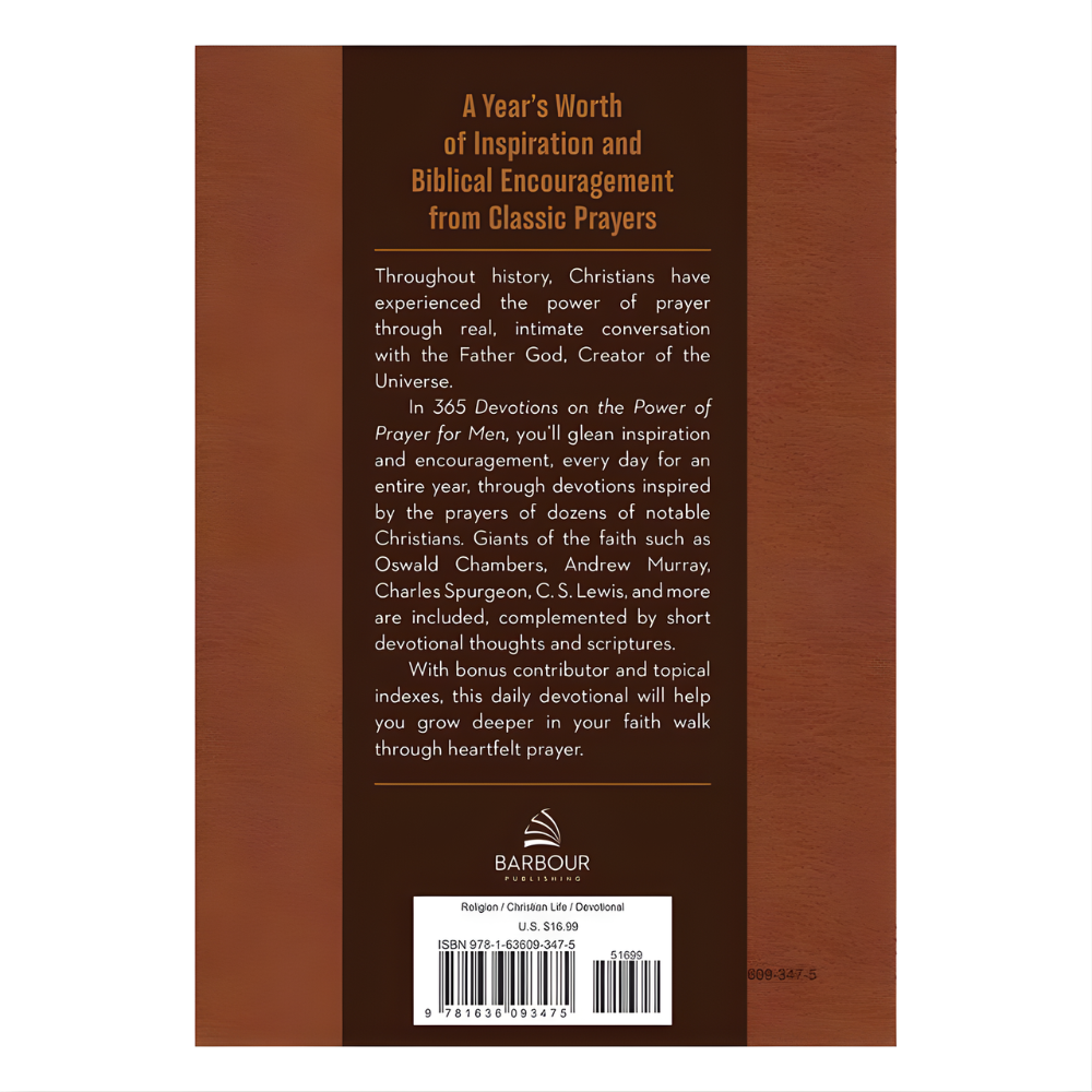 365 Devotions on the Power of Prayer for Men