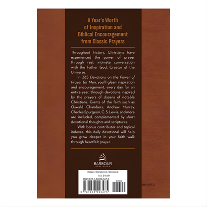 365 Devotions on the Power of Prayer for Men